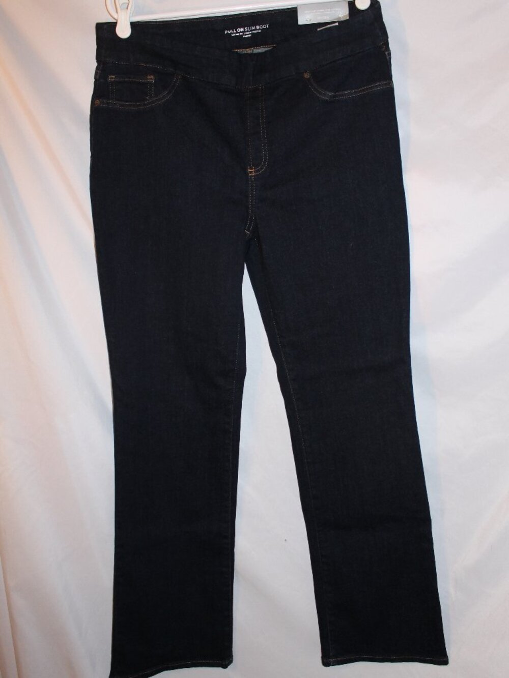 Chico's Pull On Slim Boot Denim Pants - Picture 2 of 8